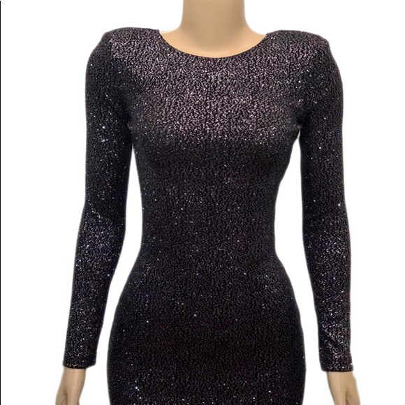 Sequin Backless Show-stopping Dress - Picture 1 of 4